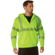 Rothco Hi-Vis Performance Zipper Sweatshirt - Mens, Safety Green, Small, 20381-S