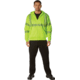 Rothco Hi-Vis Performance Zipper Sweatshirt - Mens, Safety Green, Small, 20381-S