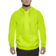 Rothco High-Vis Performance Hooded Sweatshirt - Mens, Safety Green, Small, 10381-S