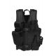 Rothco Kid's Tactical Cross Draw Vest, Black, 5593-Black
