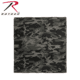 Rothco Large Camo Bandana, Black Camo, 4347-BlackCamo