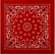 Rothco Large Trainmen Bandanas 27 Inch, Red/White, 4349-RedWhite