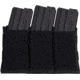 Rothco Lightweight 3Mag Elastic Retention Pouch, Black, One Size, 5956-Black-OneSize