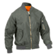 Rothco Lightweight MA-1 Flight Jacket, Sage Green, XL, 6325-SageGreen-XL