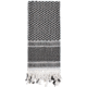 Rothco Lightweight Shemagh Tactical Desert Scarves, Black/White, 4537-BlackWhite