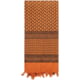 Rothco Lightweight Shemagh Tactical Desert Keffiyeh Scarf, Black/Orange, 4537-BlackOrange