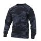 Rothco Long Sleeve Colored Camo T-Shirt, Midnight Blue Camo, XL, 3637-MidnightBlueCamo-XL