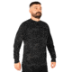 Rothco Long Sleeve Henley T-Shirt - Mens, Midnight Black Camo, Extra Large, 21040-MidnightBlackCamo-XL