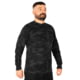 Rothco Long Sleeve Henley T-Shirt - Men's, Midnight Black Camo, Large, 21040-MidnightBlackCamo-L