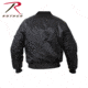 Rothco MA-1 Flight Jacket, Navy Blue, 2XS, 7325-NavyBlue-XXS