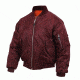 Rothco MA-1 Flight Jacket, Maroon, Small, 7327-Maroon-S