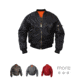 Rothco MA-1 Flight Jacket, Black, Coyote Brown, Gun Metal Grey, Gunmetal Grey, Maroon, Navy Blue
