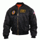 Rothco MA-1 Flight Jacket with Patches, Black, Extra Small, 7250-Black-XS