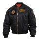 Rothco MA-1 Flight Jacket w/ Patches - Mens, Black, Large, 7250-Black-L