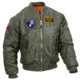 Rothco MA-1 Flight Jacket with Patches, Sage Green, Small, 7240-SageGreen-S