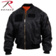 Rothco MA-1 Flight Jacket with Patches, Sage Green, Small, 7240-SageGreen-S