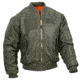 Rothco MA-1 Flight Jacket with Patches, Sage Green, Small, 7240-SageGreen-S