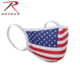 Rothco American Flag Reusable 3-Layer Face Mask, Polyester, Large/Extra Large, Red/White/Blue, 11280-RedWhiteBlue-LXL