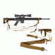 Rothco Military 3-point Rifle Sling, Coyote Brown, 4077-CoyoteBrown