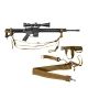 Rothco Military 3-point Rifle Sling, Coyote Brown, 4077-CoyoteBrown