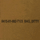 Rothco Military Ditty Bag - 16 Inches x 19 Inches, Coyote Brown, 2673-CoyoteBrown