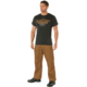 Rothco Military Grade Workwear Graphic T-Shirt, Black, S, 11340-Black-S