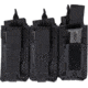 Rothco MOLLE Triple Kangaroo Rifle and Pistol Magazine Pouch, Black, 41008-Black