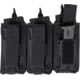 Rothco MOLLE Triple Kangaroo Rifle and Pistol Magazine Pouch, Black, 41008-Black