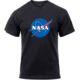 Rothco NASA Meatball Logo T-Shirt, Mens, Black, Extra Large, 1958-585