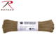 Rothco Nylon Type III Paracord, 500lb, Coyote Brown, 50ft, 391-CoyoteBrown-50