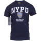 Rothco Officially Licensed NYPD T-shirt, Men's, Navy Blue, Extra Large, 6638-388
