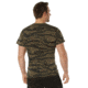Rothco Pocket T-Shirt Collection Available In Cotton/Poly and Moisture Wicking Poly, Tiger Stripe Camo, Extra Large, Moisture Wicking, 56960-TigerStripeCamo-MoistureWicking-XL