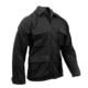 Rothco Poly/Cotton Twill Solid BDU Shirts, Black, XL, 7970-Black-XL