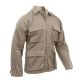 Rothco Long Sleeve Twill BDU Shirt, Khaki, Extra Large, 7900-Khaki-XL