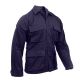 Rothco Long Sleeve Twill BDU Shirt, Navy Blue, Large, 8885-NavyBlue-L