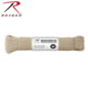 Rothco 550lb Type III Polyester Paracord, Tan, 30711-Tan-50