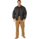 Rothco Quilted Woobie Jacket - Mens, Black, Small, 10424-Black-S