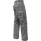 Rothco Relaxed Fit Zipper Fly BDU Pants, Grey, Small, 27-31 Waist, 29400-Grey-S27-31Waist