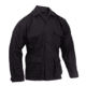 Rothco Rip-Stop B.D.U. Shirt, Black, XL, 5920-Black-XL