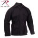 Rothco Rip-Stop B.D.U. Shirt, Black, Extra Small, 5920-Black-XS