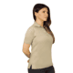 Rothco Short Sleeve Tactical Performance Polo - Women's, Silver Tan, 3XL, 88320-SilverTan-3XL