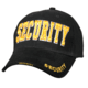 Rothco Security Deluxe Low Profile Cap, Black/Gold, 9490-BlackGold