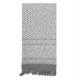 Rothco Shemagh Tactical Desert Keffiyeh Scarf, Grey/White, 8537-GreyWhite
