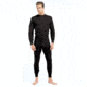 Rothco Single Layer Poly Underwear Bottoms - Men's, Small, Black, 6225-517