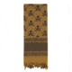 Rothco Skulls Shemagh Tactical Desert Scarf, Coyote Brown, 8539-CoyoteBrown