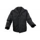 Rothco Soft Shell Tactical M-65 Field Jacket, Black, 2XL, 5248-Black-2XL