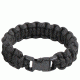 Rothco Solid Color Paracord Bracelet, Black, 9, 925-Black-9Inches