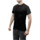 Rothco Solid Color Poly/Cotton Military T-Shirt, Black, M, 6670-Black-M