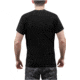 Rothco Solid Color Poly/Cotton Military T-Shirt, Black, M, 6670-Black-M