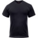 Rothco Solid Color Cotton/Polyester T-Shirt - Mens, Black, Large, 6670-Black-L